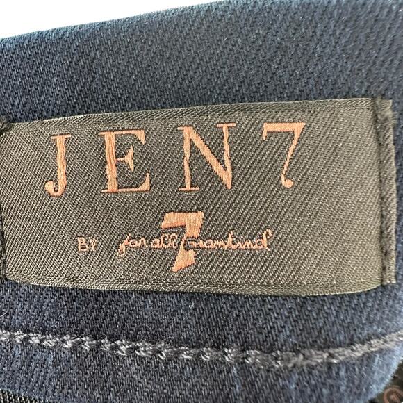 NEW Jen7 by 7 For All Mankind Dark Wash Comfort Skinny Jeans Sz 4 - Picture 7 of 10